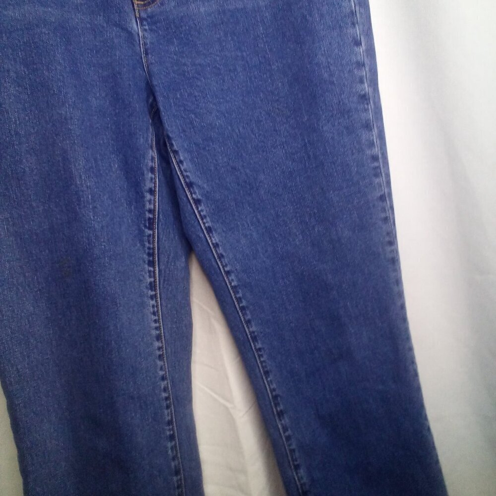 Lands' End Jeans 10 Women High Rise Straight Blue - Picture 7 of 15